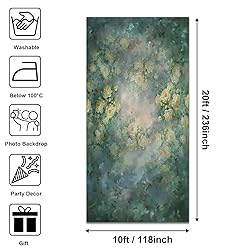 Avezano Abstract Flowers Painting Backdrop