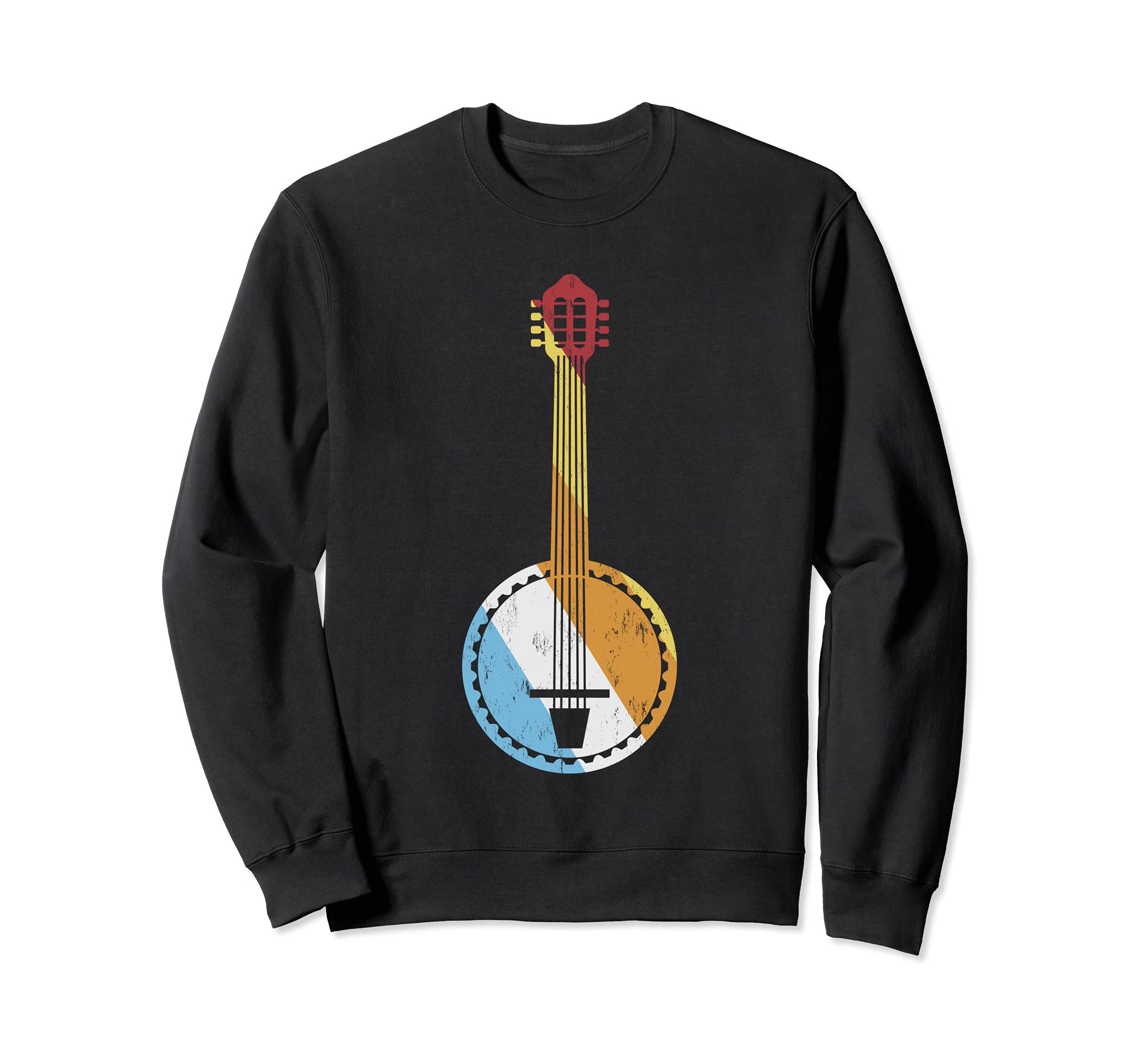Vintage Banjo Music Lover Banjo Guitar Sweatshirt