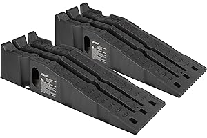 Car Ramps 2-Pack - Heavy-Duty Car Lifts for Home Garage or Shop - 13,000lb GVW Capacity, 6,500lb Load Capacity Per Pair, 3,250lb Per Ramp - SUV, Agricultural Vehicle, or Pickup Truck Ramp by Stalwart