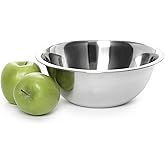 YBM HOME Pack of 1 Stainless Steel Mixing Bowl - Premium Polished Mirror Nesting Metal Bowl for Cooking and Serving, Stackable for Convenient Storage 1174 (2.5 Quart)
