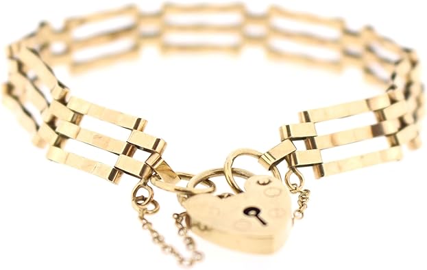 Gold gate bracelets 3 bar Clearance