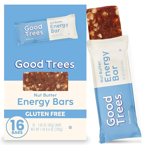 GOOD TREES NUT BUTTER ENERGY BARS, GLUTEN-FREE SNACKS,...