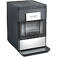 Frigidaire Gallery, 33 Lbs. Countertop Ice Maker, Nugget Shaped Ice, Stainless Steel Trim, Black