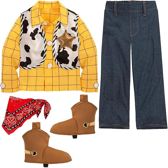 Amazon ディズニーストア ウッディ ハロウィン コスチューム サイズ S 5 6 5t トイストーリー 保安官 衣装 コスプレ 仮装 通販