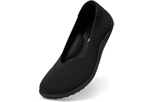 Arromic Wide Toe Box Flats Shoes for Women Comfortable Women Ballet Flats V-Cut for Causal Dressy Office Work