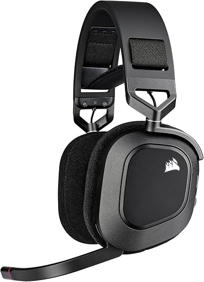 Corsair HS80 RGB Wireless Multiplatform Headset Dolby Atmos Carbon