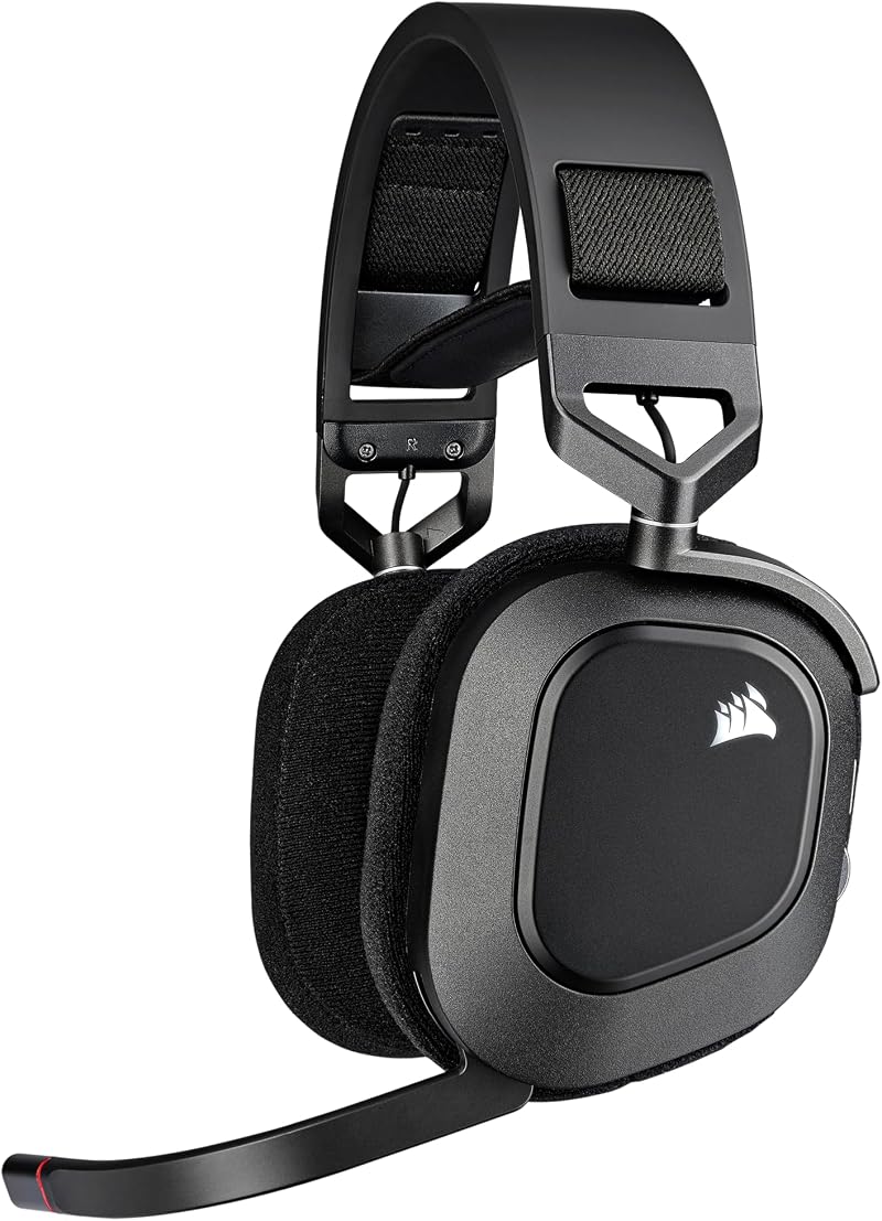 Corsair HS80 RGB Wireless Multiplatform Headset Dolby Atmos Carbon