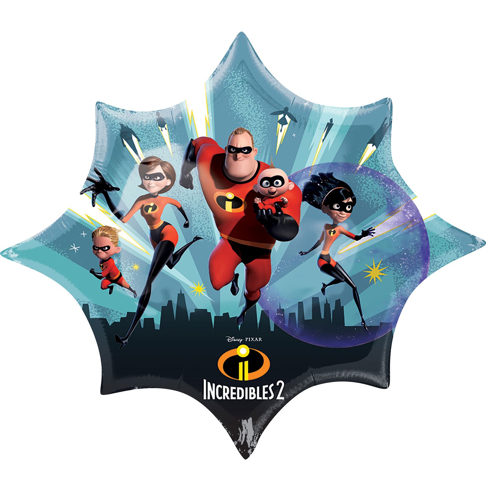 Amscan 3713401 S/Shape:Incredibles 2