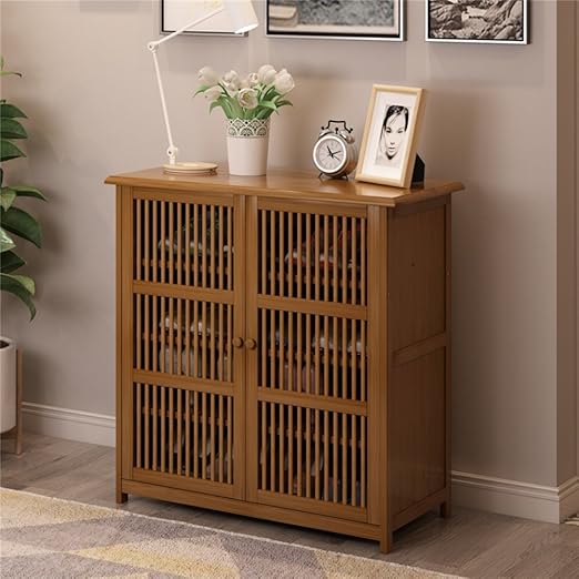 Amazon Com Gx Xd Floor Bamboo Shoe Rack Doorway Dustproof Shoe