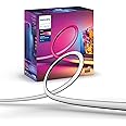 Philips Hue Play Gradient 55" Smart TV Light Strip - Flowing Multicolor LED Color-Changing TV BackLight - Sync with TV, Music, and Gaming - Requires Bridge and Sync Box - Control with App or Voice