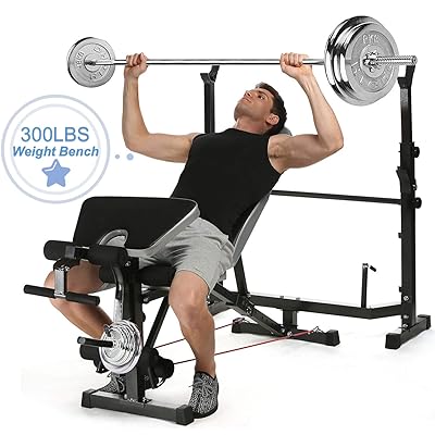 Banco Barra Press Banca Amazon Banco De Peso Olímpico Ajustable