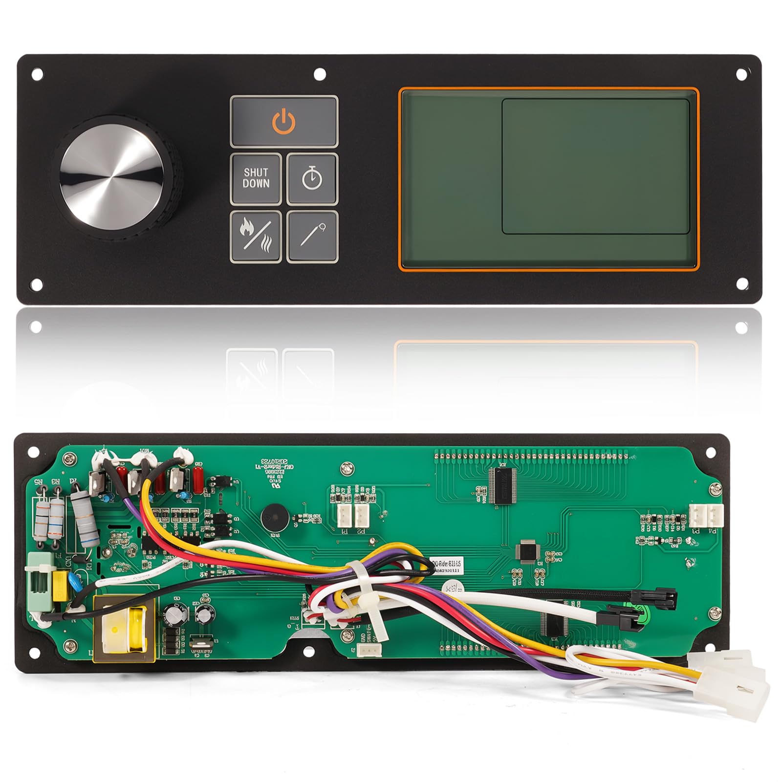 Photo 1 of Dilomber Digital Pellet Grill Main Control Board Replacement for Oklahoma Joe's Rider 600 900 1200 DLX Generation 2 Pellet Grills Smokers 16812-04, 16813-08 Temperature Control Panel