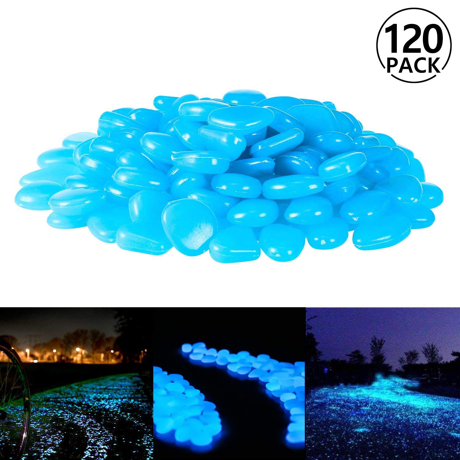 200 Pcs Decorazione del Giardino Glow In The Dark ... – Grandado 200 Pcs Decorazione del Giardino Glow In The Dark ... – Grandado