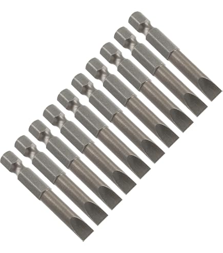 Amazon.com: NACX SL2.5 Slotted Screwdriver Bits, 1/4 Inch Hex