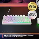 SteelSeries Apex 3 TKL Gaming Keyboard Silent 8-Zone RGB IP32 White view 2