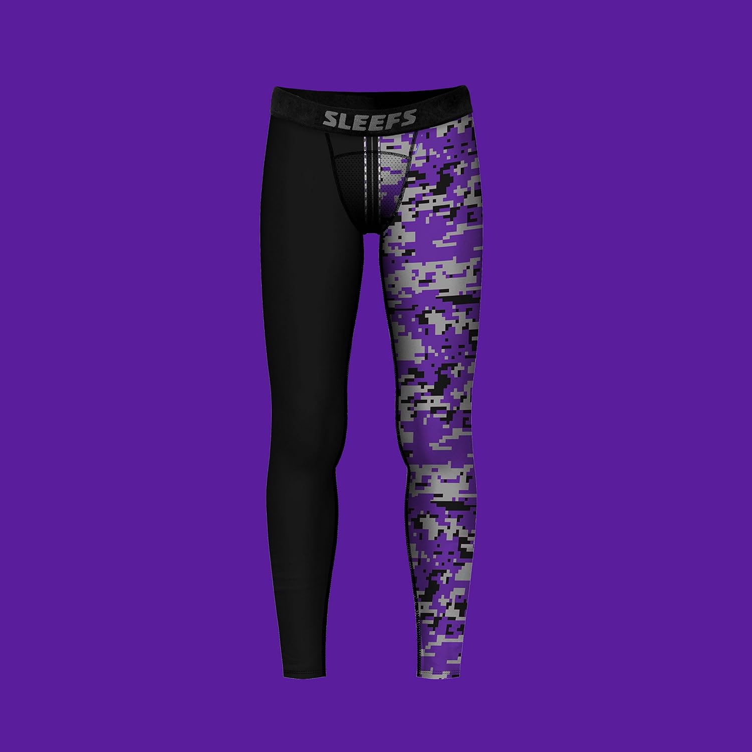 SLEEFS Arsenal Digi Camo Purple Tights 