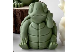 ESEDAGE Turtle Cylinder Candle & Resin Mold - Resin Casting Silicone Molds for Home Decor & Candle Making Wave Spiral Mold