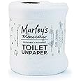 Marley's Monsters Toilet UNpaper - 24 count roll, Reusable Toilet Paper - Absorbent Bidet Cloth Wipes (White)