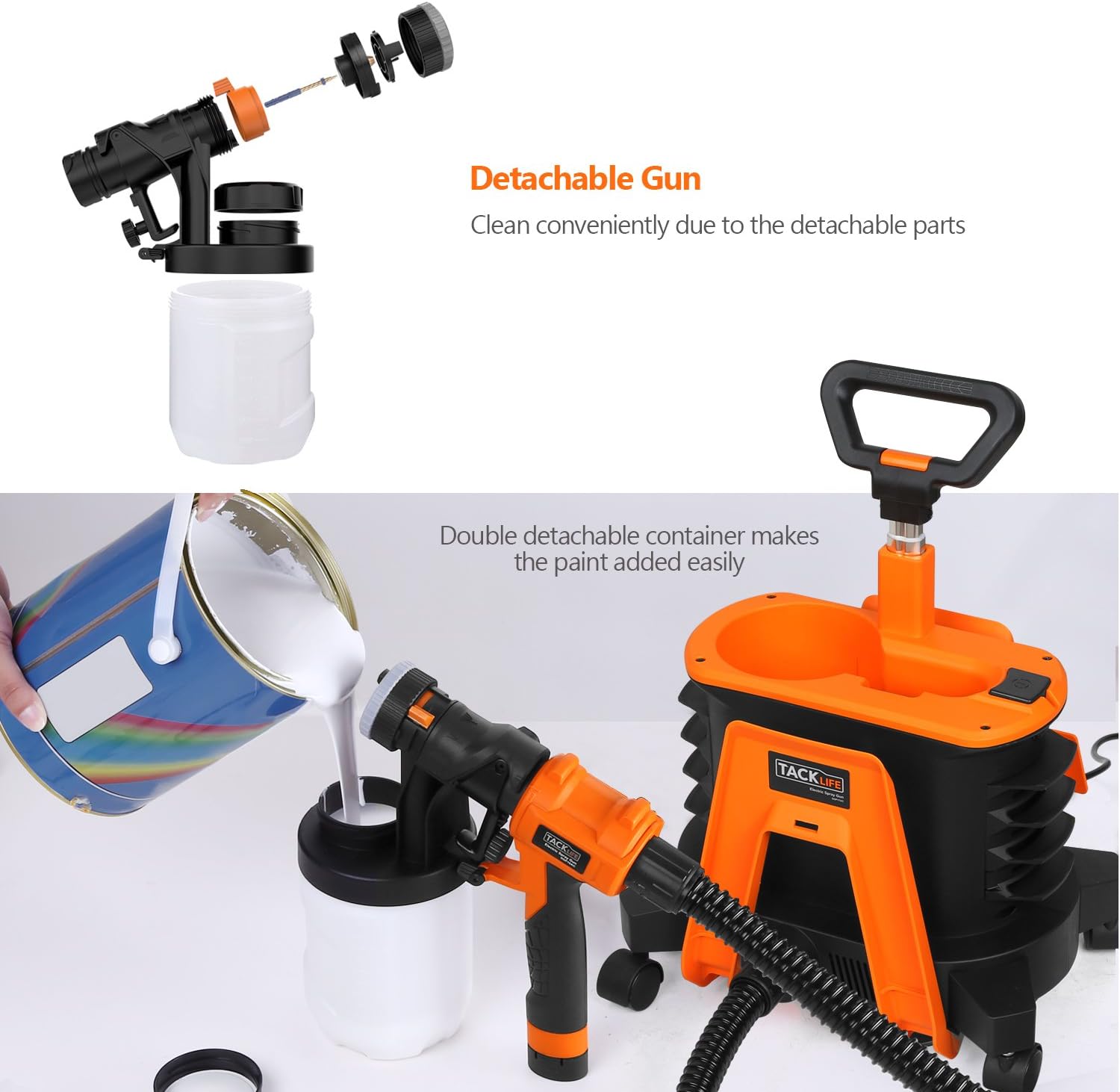 Super Saturday 1200W Hvlp Paint Sprayer Tacklife SGP17AC Spray Gun