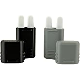 matterform 510 Cartridge Travel Case | Protective, Vertical Storage Box for 510 Thread Cartridges | Compact, Durable, Portable Design | Gray &amp; Black Color (2 Pack, Holds 4 Cartridges Total)
