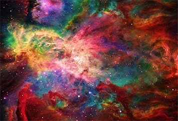 Amazon Com Laeacco Dreamy Abstract Nebula 10x7ft Vinyl