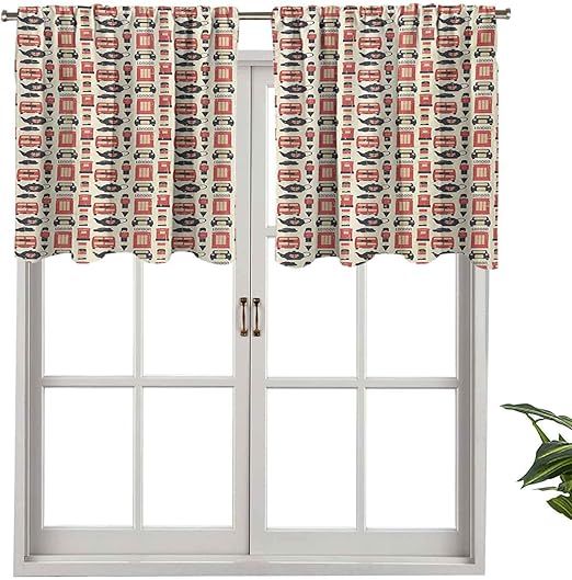 Hiiiman Cortina con aislamiento térmico para decoración del hogar