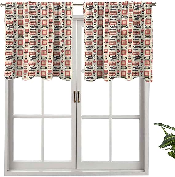 Hiiiman Cortina con aislamiento térmico para decoración del hogar