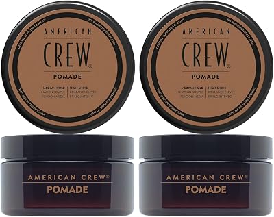 American Crew Pomade Medium Hold High Shine 85g Pack of 2
