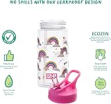 Polar Gear Kids Water Bottle 400ml Rainbow Leakproof with Straw view 4