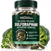 50MG Sulforaphane Supplement from Broccoli Sprouts, Doctor-Formulated | NRF2 Activation, Cellular Health &amp; Immune Support, Glucoraphanin &amp; Myrosinase, Third-Party Tested, 60 Broccoli Seed Beadlets
