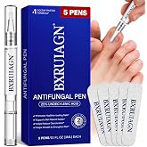 Toenail Repair Pen - 25% Undecylenic Acid, Tea Tree Oil - 5PCS | Toenail Fungus Treatment Extra Strength, Repairs Yellow Thick Brittle Toe and Fingernails