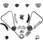 3.6 Timing Chain Kit w/Chain Sprocket Bolt Guide Tensioner Fit For Chevrolet Equinox For GMC Acadia For Cadillac CTS SRX For Buick Enclave 2.8 3.0 3.6 2007-2016 9-0753S 9-0753SX 12609263 12599721