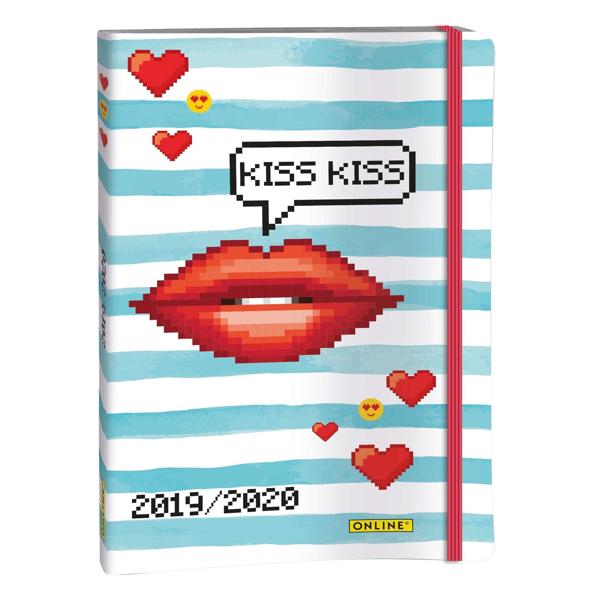 Online 02987 Creative Diary 2019/2020, Kiss Kiss Kiss