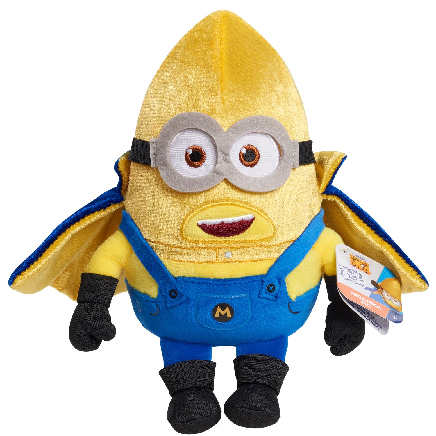 Photo 1 of Illumination Minions Despicable Me 4 Squooshy Plush Mega Gus, Kids Toys for Ages 3 Up by Just Play
