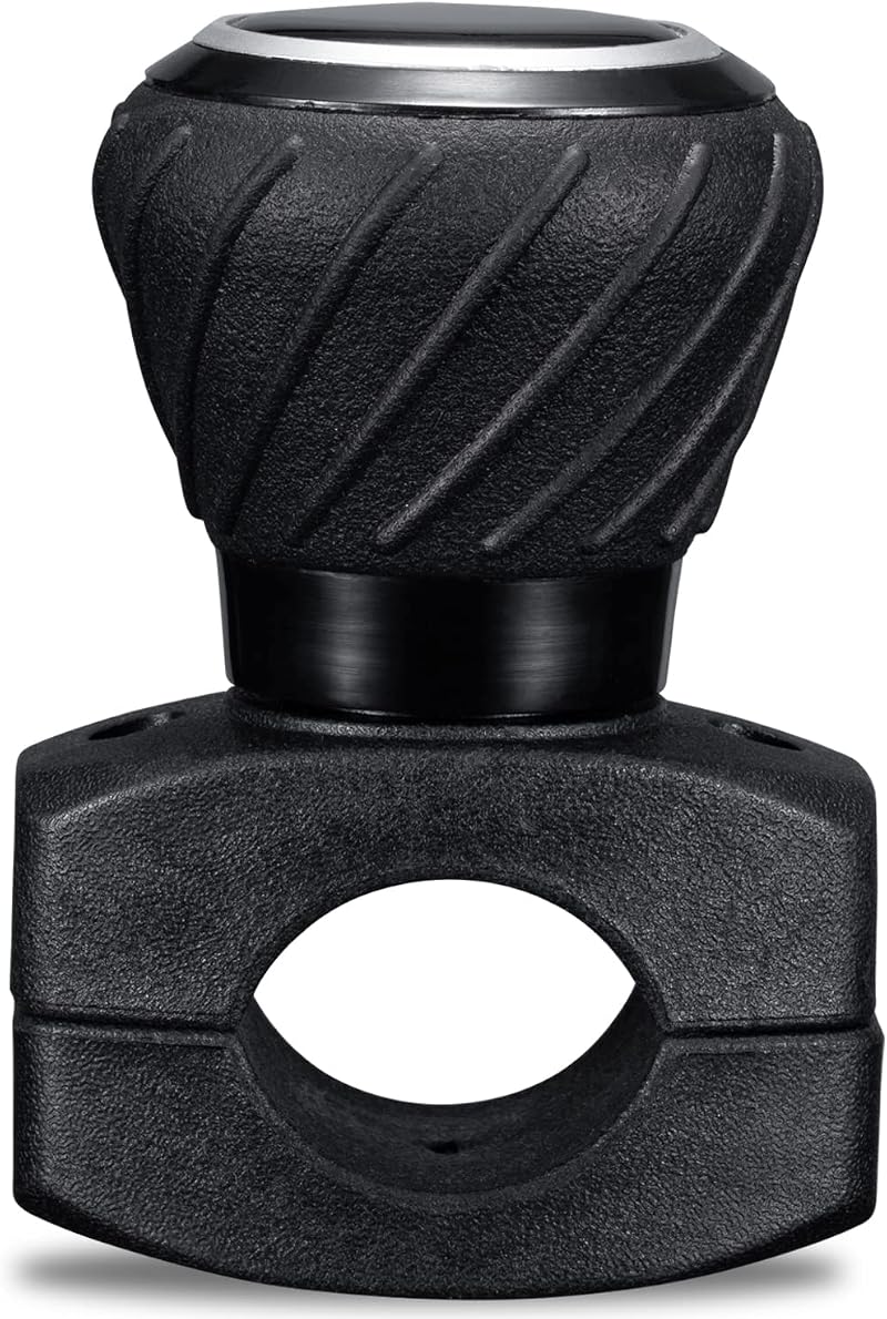 Spurtar Steering Wheel Knob Universal Car Wheel Aid Spinner Black
