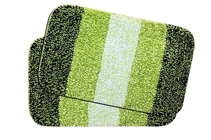 Door mats for Home by Yazlyn Collection, doormats for Kitchen, bathmats for Bathroom Entrance, Microfiber Anti Skid Bath mat, Multi Color, 15 X 23 Inch