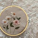 LAMXD 8 Pack 4 Inch Mini Bamboo Embroidery Hoop Cross Stitch Ring view 5