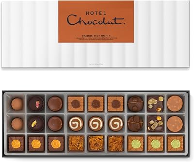 Hotel Chocolat Exquisitely Nutty Sleekster 27 Nut Pralines 295g Vegetarian