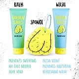 Sass Party & Gifts Golden Balls Balm & Sponge Set For Men view 3