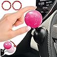 𝟯𝗠 Tape | Car Joystick Push Start Button Cover, Metal Push to Start Accessories, Car Starter Engine Start Stop Button Cover, Cool Car Accessories Interior Decor Push to Start Button Rocker,Pink