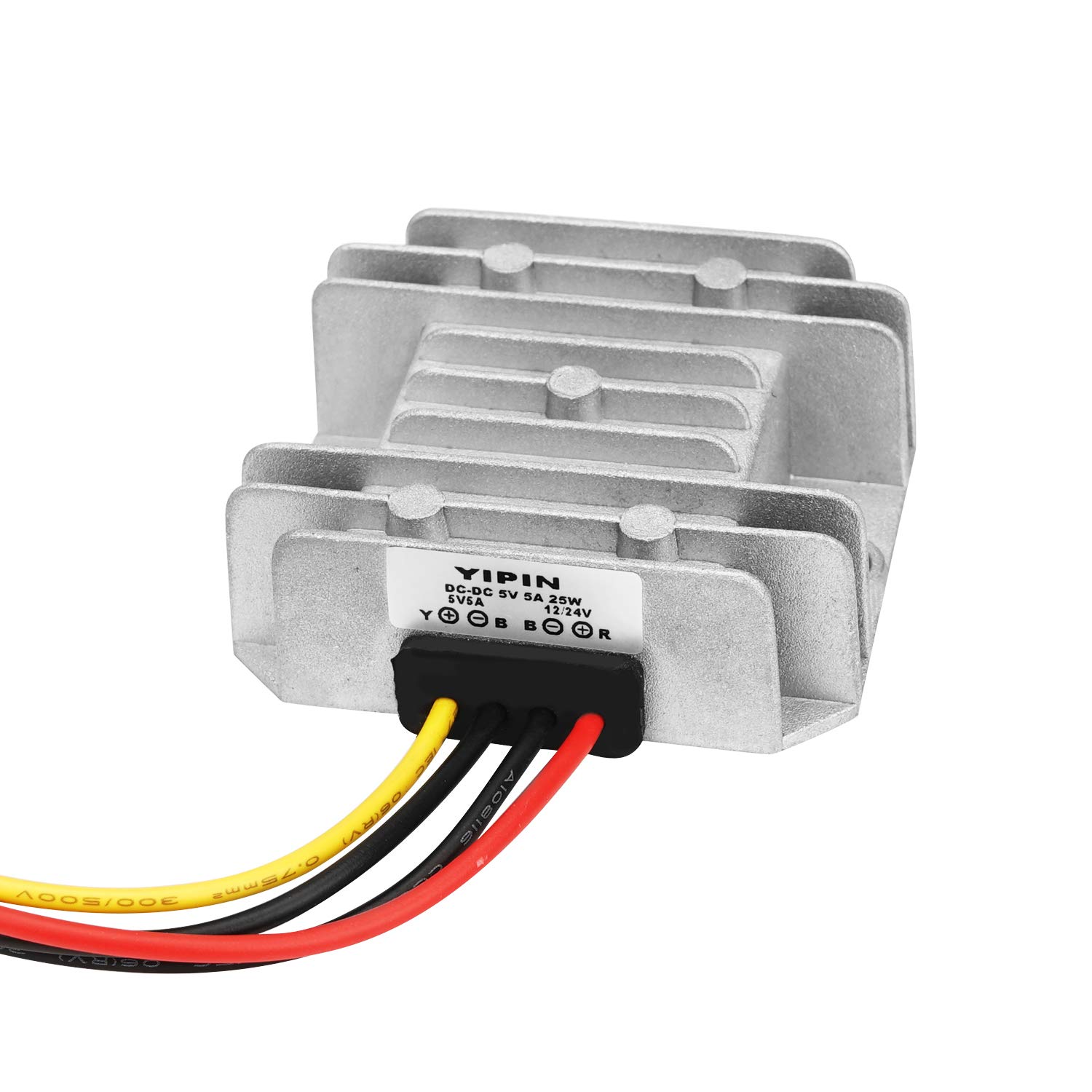 Photo 1 of 25W DC-DC 12V 24V to 5V 5A Converter Buck Regulator 5 Volts Waterproof Vehicle Power Supply
