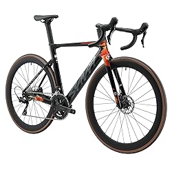 SAVADECK Carbon Fibre Road Bike, Hydraulic Oil Disc
