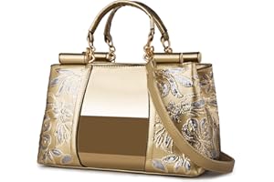 Nevenka Handbags For Women Patent Leather Designer Purse Suitable for Shopping Party Daily Use