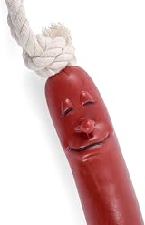 Petface Sausage On A Rope Tug Dog Toy Pack of 1 view 6