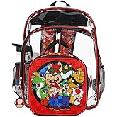 Bioworld Super Mario Brothers 5-Piece Backpack & Lunchbox Set With Water Bottle