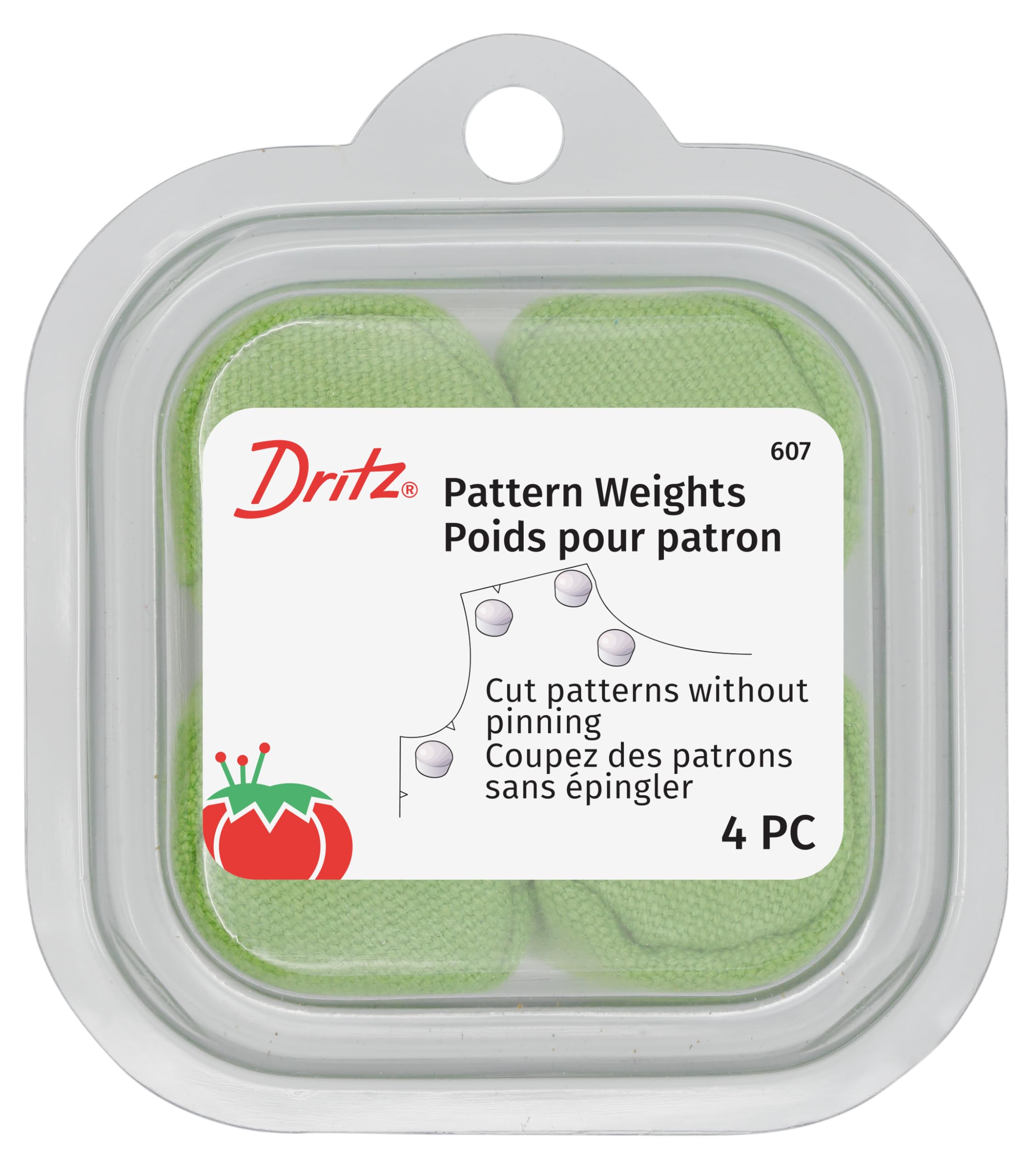Dritz Pattern Weights 4ct, Steel, Blue, 4-Count