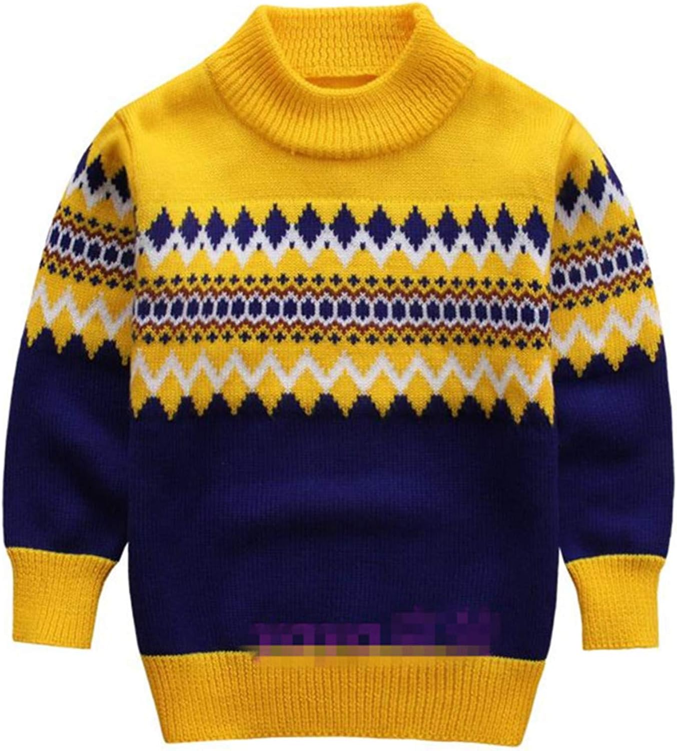 Knitted Sweater for Boys Autumn Winter Boy Turtleneck