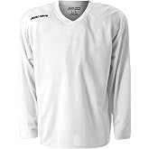 Bauer Hockey Flex Practice Jersey (White, Senior Large)