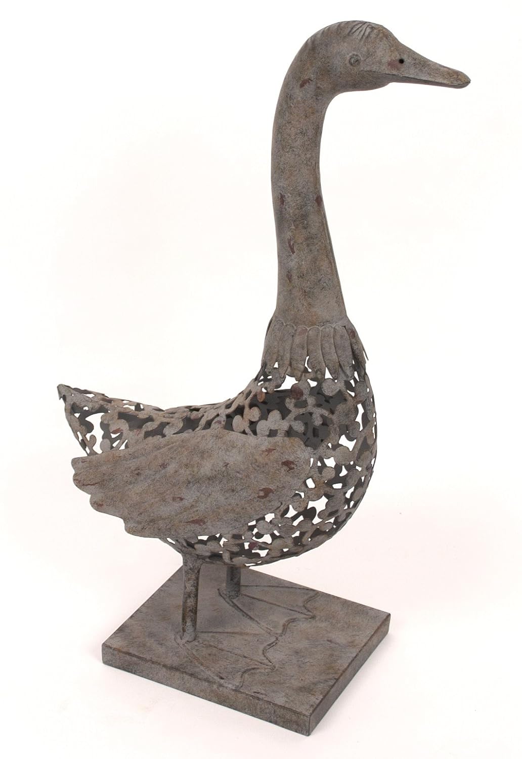 Rustic Metal Duck garden ornament Amazon.co.uk Garden & Outdoors
