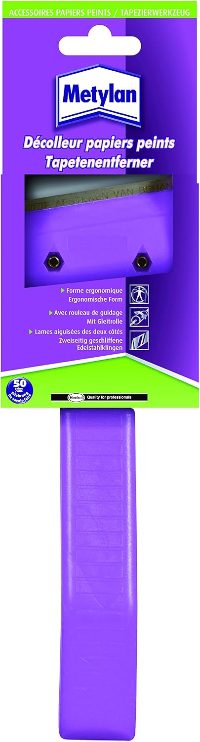 METYLAN Wallpaper Remover Tools, Easily removes Wallpaper Once Soaked in a Liquid Stripper
